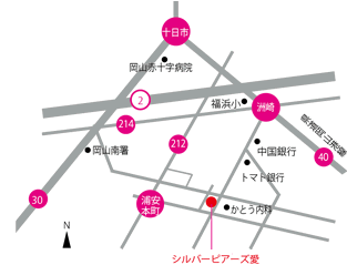 シルバーピアーズ愛 地図